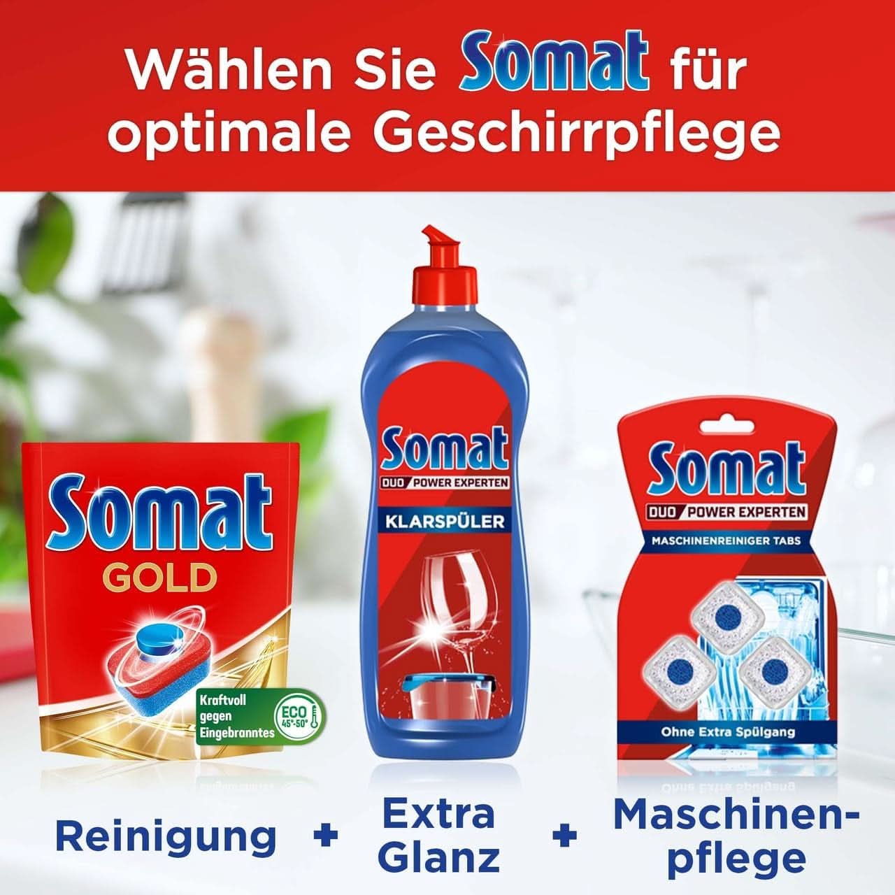 Somat Gold opvaskemaskiner (105 faner) Naty Shop Køkkenvaskemidler
