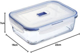 Pure Box Active rektangulære Hermetico-beholdere - 197cl Bicolor Food opbevaringskasser Naty Shop