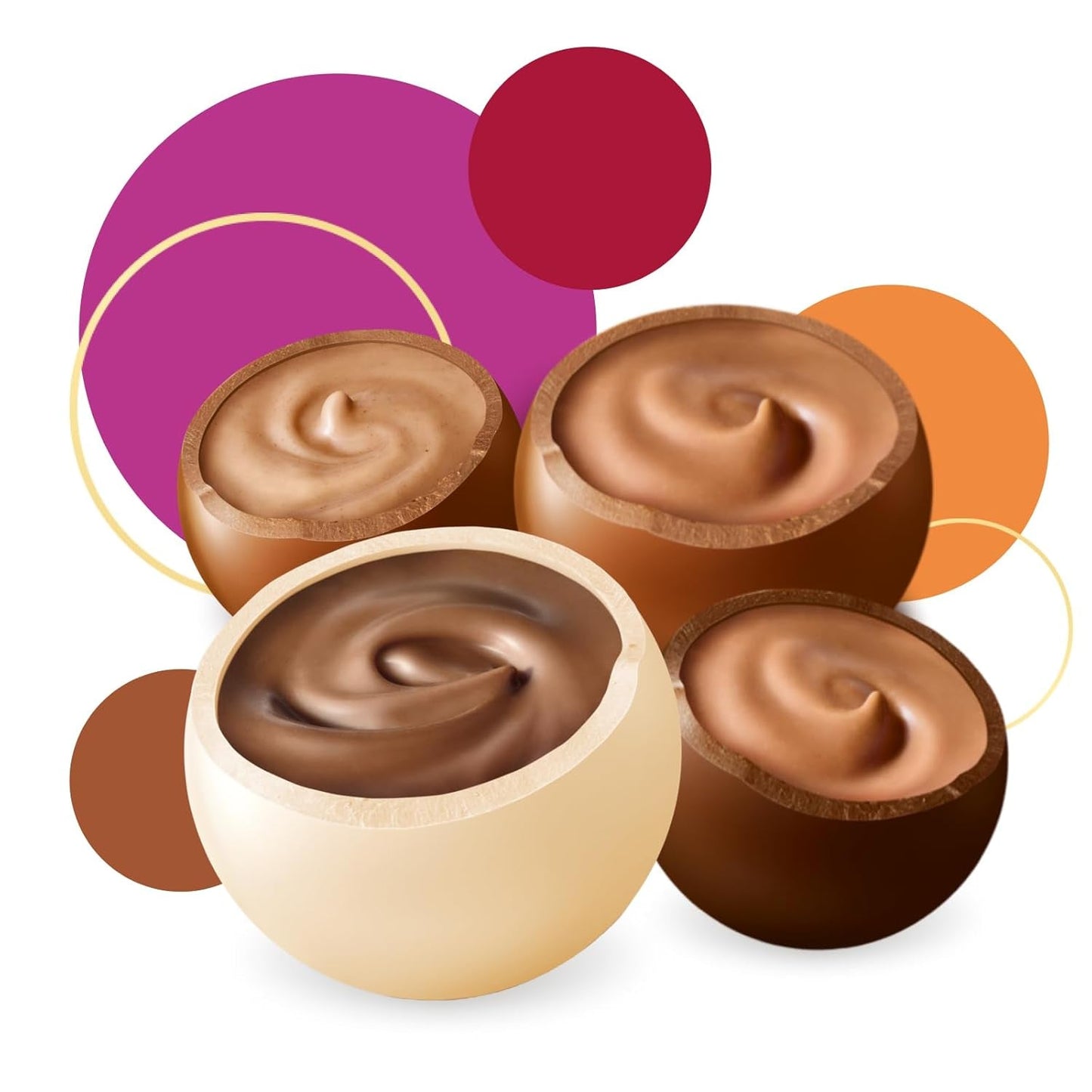 Merci Lovelies Creamy – 185 gram – Pralinblanding med Naty Shop fyldte chokoladespecialiteter