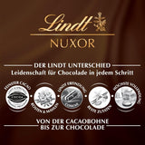 Lindt Chokolade | Bland til pose NUXOR | 103g | Gianduja cremede chokoladeterninger i tre sortimenter med ristede hele hasselnødder | Chokolade gave