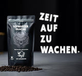 Black Dragon Espresso 100% Robusta - Ekstra stærke ristede kaffebønner - Meget stærk og fyldig kaffe med højt koffeinindhold - Meget stærk espresso