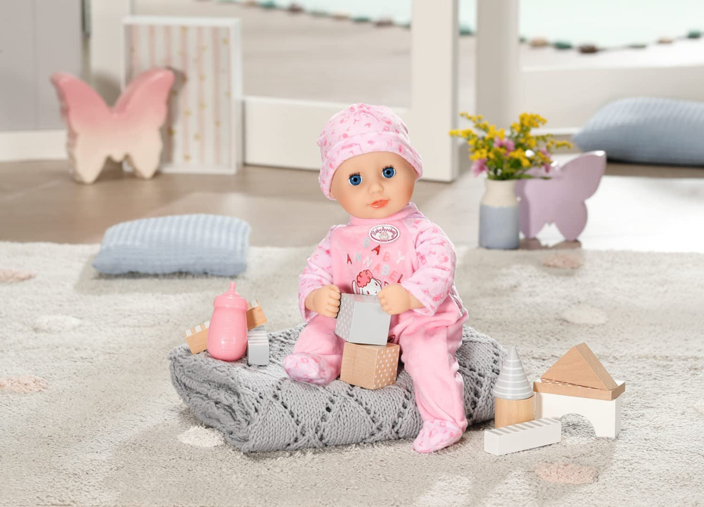 Annabell Lille Annabell blød dukke 36cm, med stofkrop og søvnige øjne, 36cm, 709870 Zapf Creation