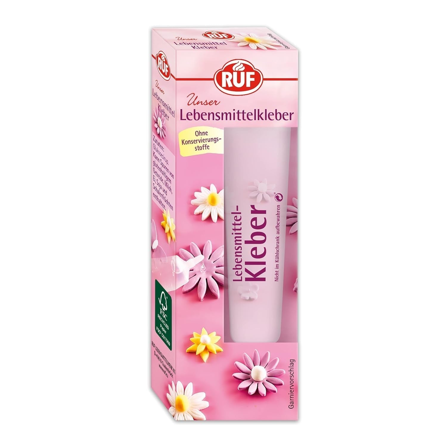 RUF madfarvepenne Sæt med 8 sikre madfarvepenne til maling og skrivning på fondant og lignende sukkerpenne med 2 spidser hver