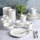Zen Buffet porcelænsservisesæt, service til 6 (30 stk), hvid (kopper)