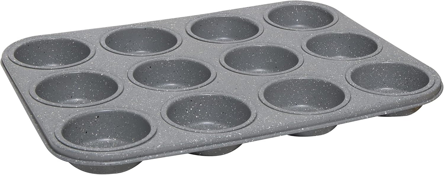 Masterchef MCA-MUF Muffinform Für 12 Cupcakes Muffinblech Aus Karbonstahl, Rustfrit Stål, Stahl Forme og bageplader Naty Shop