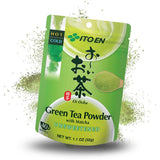 ITO EN Oi Ocha Instant grøn te pulver med matcha - Usødet matcha grøn te fra Japan - 1 x 32 g