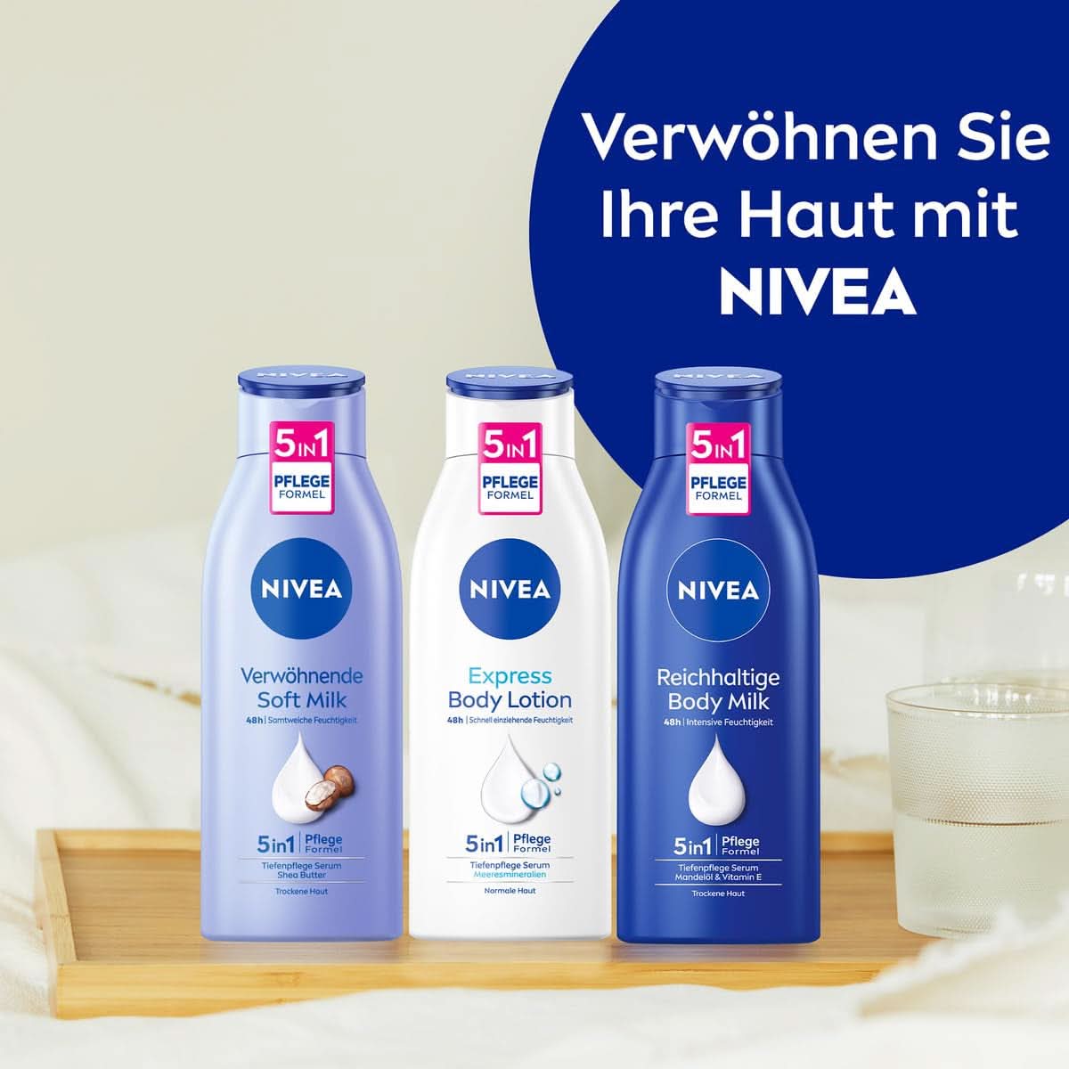 NIVEA Rich Body Milk, 250 ml Cosmetics and Beauty Naty Shop