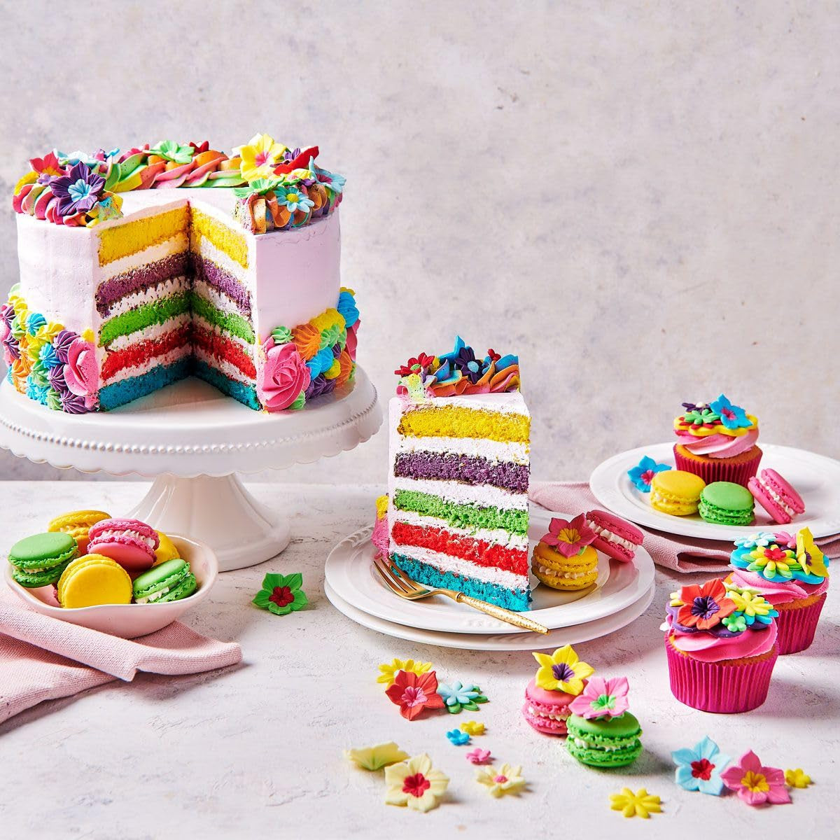 Madfarve Funcakes White Vanilla Gel: Højkoncentreret madfarve til dej, creme, fondant, marcipan, kager, let dosering, individuelle dråber til at skabe levende farver, Halal, 30 g