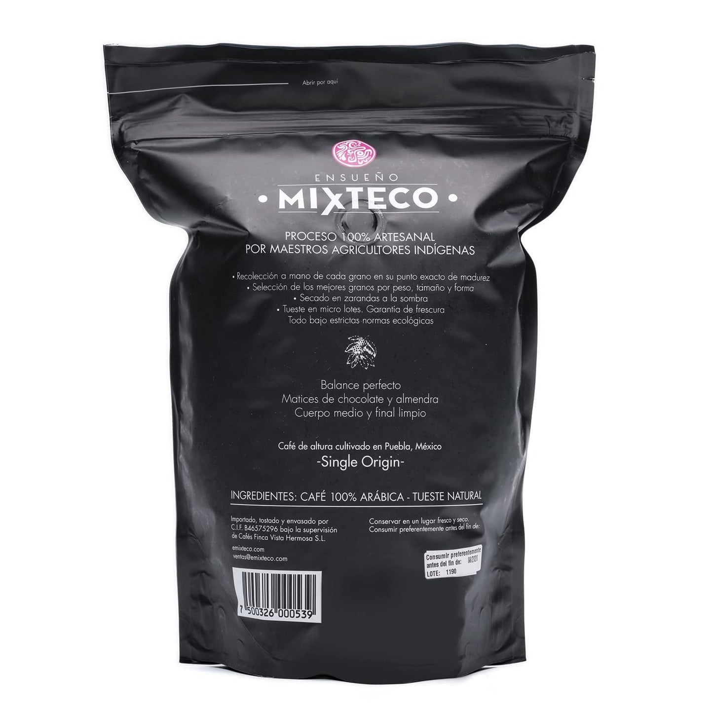 Brændte Arabica kaffebønner | 500 g med strejf af kakao og mandler | Fra en traditionel kafferister | Delikat smag