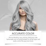 2-i-1 Natural Essence Extract Silver Hårfarve, Detroit Rain Silver Hårfarve, Metallisk Sølv Hårfarve, Sølv Hårfarve til mørkt hår, Sølv Hårfarve, Permanent Hårfarve (1 stk) Naty Shop Hårfarve