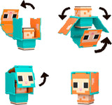 Mattel Minecraft Flippin' Figs får og kylling 2-pack med 2-i-1 legefigurer, store hoveder og pixeldesign HXK17 actionfigurer Naty Shop