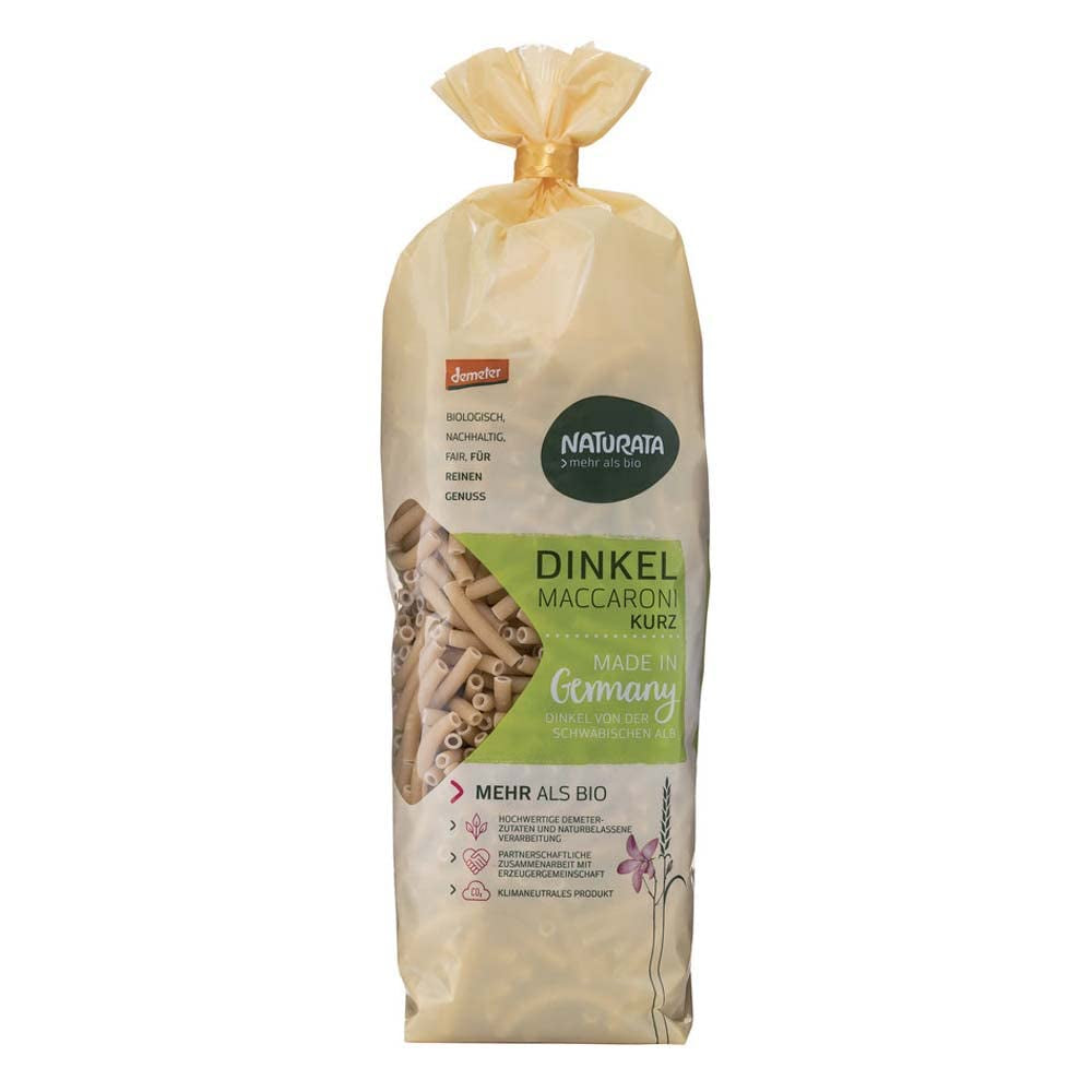 Økologisk korte makaroni, let spelt (1 x 500 g)