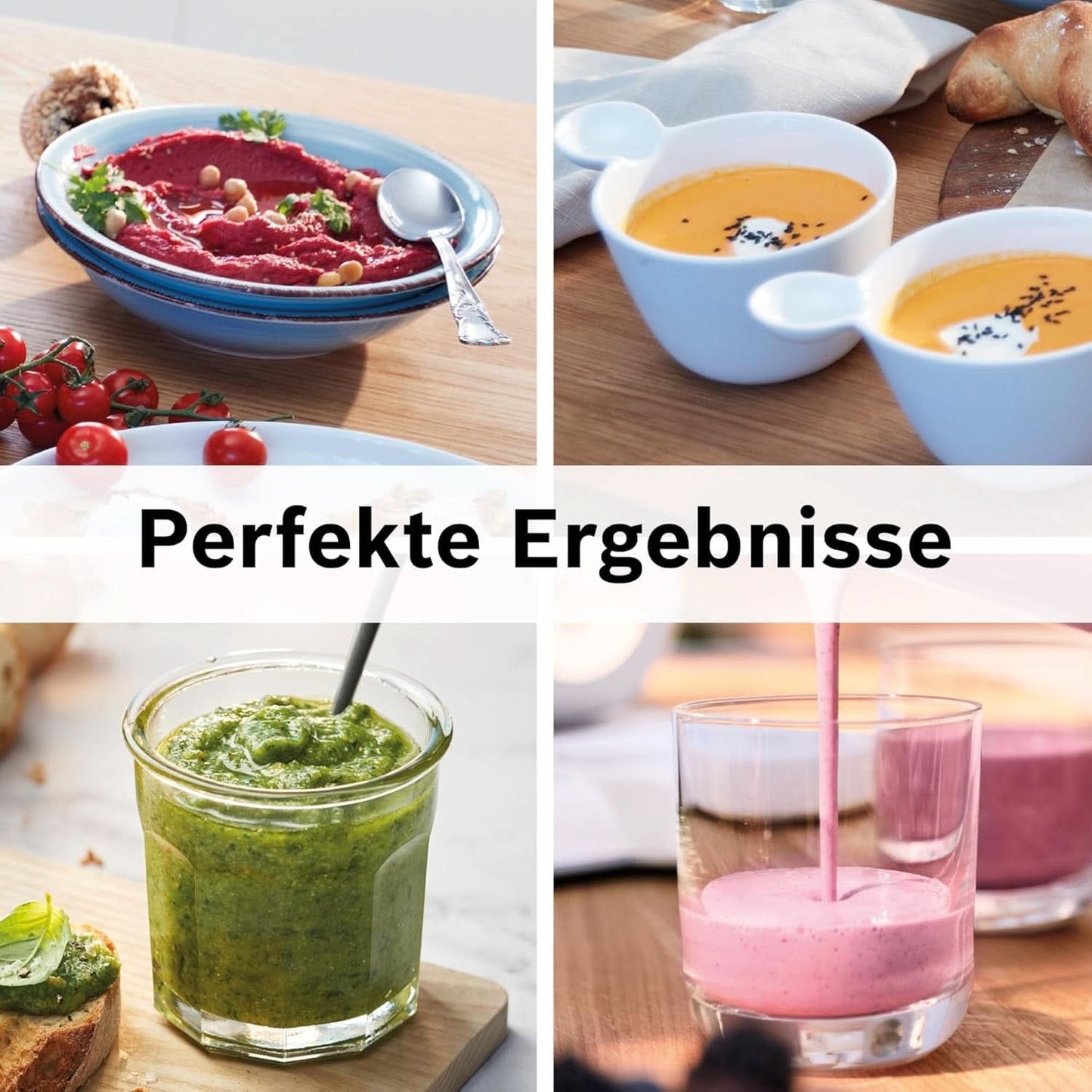Bosch Standmixer Vitapower Serie 4 MMB6141B, Hochwertige Edelstahl-Klingen, 1,5L Tritan-Mixbehälter, Spülmaschinengeeignete Teile, 30.000 U/Min, 1200 W, Schwarz Kitchen Naty Shop
