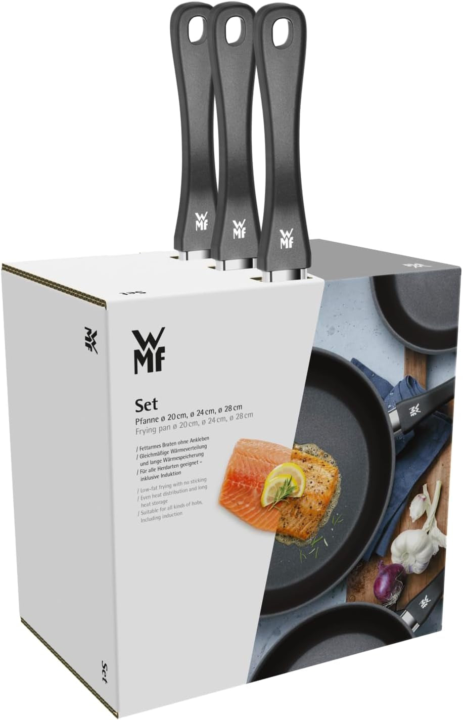 WMF Devil, induktion, Cromargan belagt rustfrit stål, plasthåndtag Gryder og pander Naty Shop