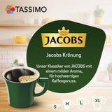 Tassimo Kapseln Jacobs Krönung, 5 x 16 puder, 80 Kaffeekapseln