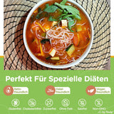 Elf-Family 270g x6er Box(12 pack) Bio Konjak Nudeln Ultra Low Carb Shirataki Nudeln Vegan Glutenfrei-Instant Nudeln ohne kohlenhydrate/Keto/Kalorienarme/Fettfrei/Zuckerfrei -Spaghetti MHD: 12/11/2026
