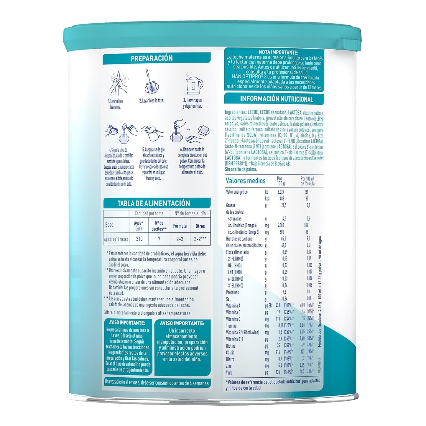 Mejeriprodukter 3 BØRN 800 G