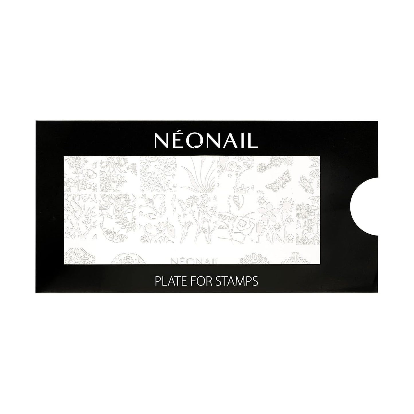 NÉONAIL Nagel Stempel Mit Schaber - Nägel Selber Machen - Nail Art Stempel - Nageldesign Für Nagel Schablone - French Nails Stempel - Silikon Nagelstempel