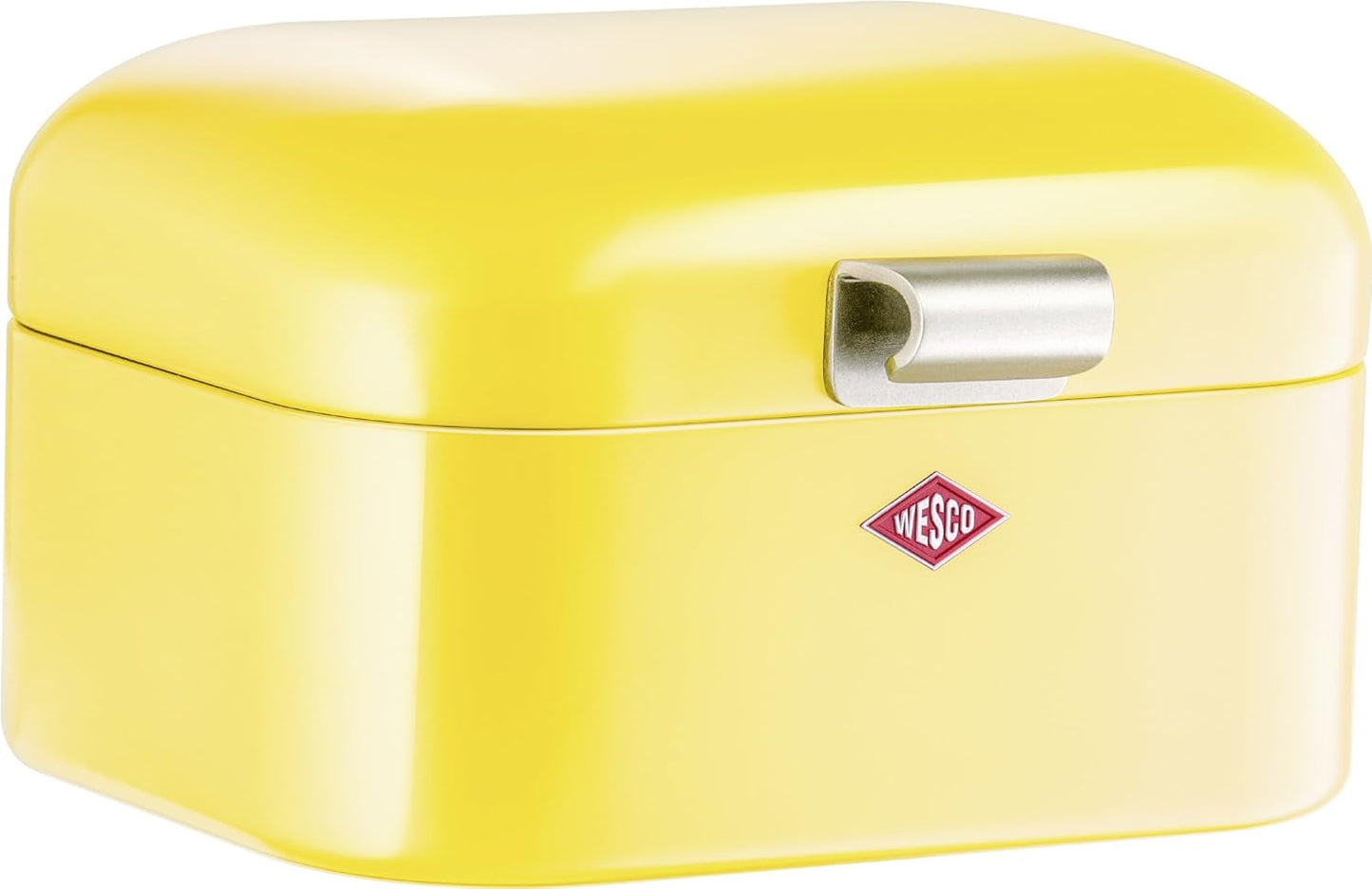 Wesco 235 001 Mini Grandy brødkurv 17 x 18 x 12 cm (L/B/H) pink, rustfrit stål Madopbevaringsbokse Naty Shop Lemonyellow