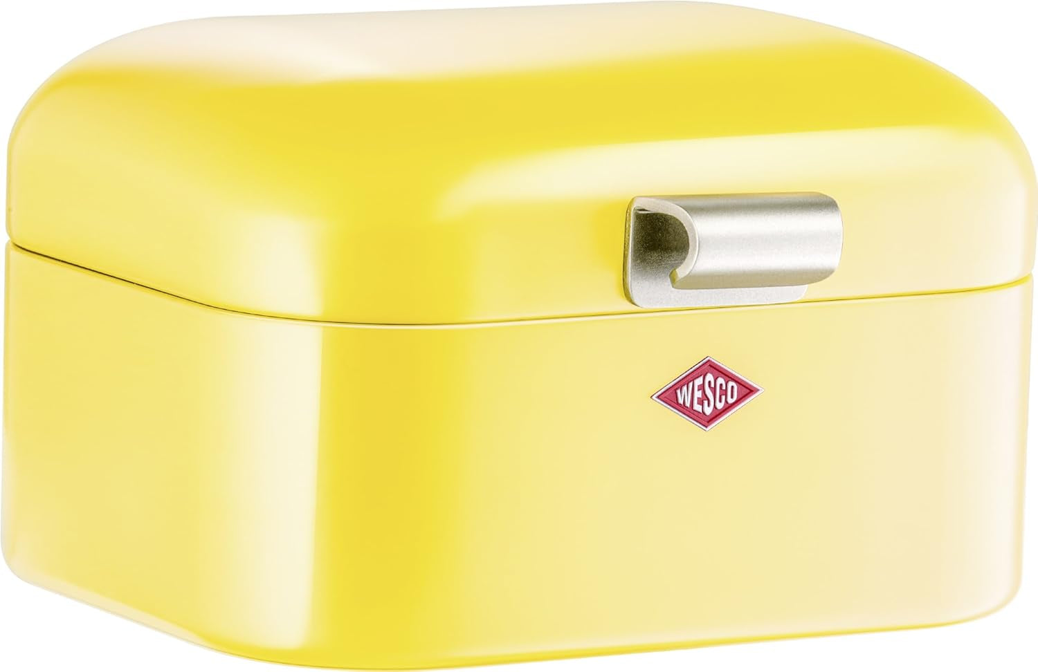 Wesco 235 001 Mini Grandy brødkurv 17 x 18 x 12 cm (L/B/H) pink, rustfrit stål Madopbevaringsbokse Naty Shop Lemonyellow