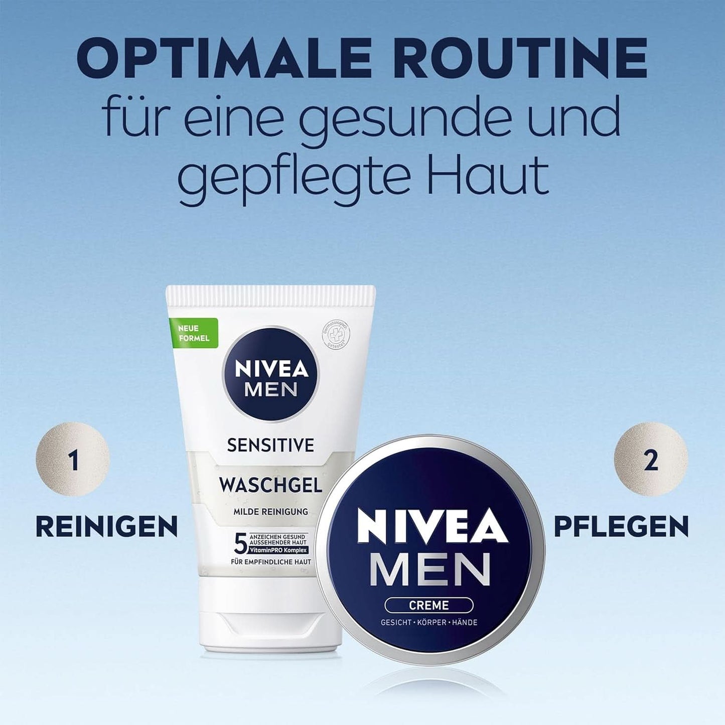 NIVEA MEN Creme, nærende hudcreme med E-vitamin, 150 ml Naty Shop