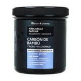 Thader Pharma Balancing Hair Mask med bambuskul og hyaluronsyre - Ideel til fedtede rødder og tørre spidser, 700 ml Naty Shop Hair Mask Standard titel