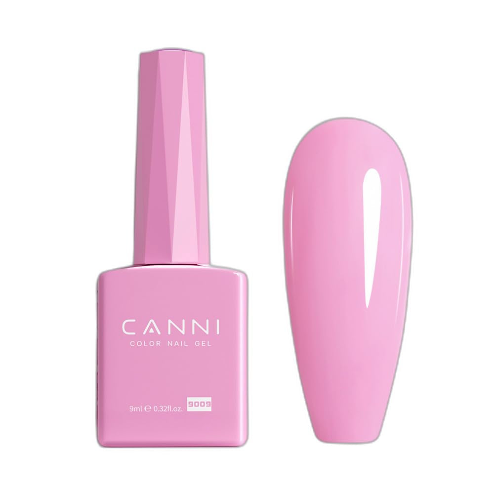 CANNI gel neglelak, semi-permanent, mørk lilla, neglelak, UV gel, soak off, manicure