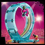 LEGO 60361 City Stuntz Ultimate Stunt Rider Challenge, 3I1-stunts for 1 eller 2 spillere, med 2-hjulede legetøjsmotorcykler til børn, sæt 2023 byggesæt Besuche den LEGO-Store