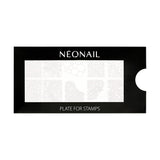 NÉONAIL Nagel Stempel Mit Schaber - Nägel Selber Machen - Nail Art Stempel - Nageldesign Für Nagel Schablone - French Nails Stempel - Silikon Nagelstempel