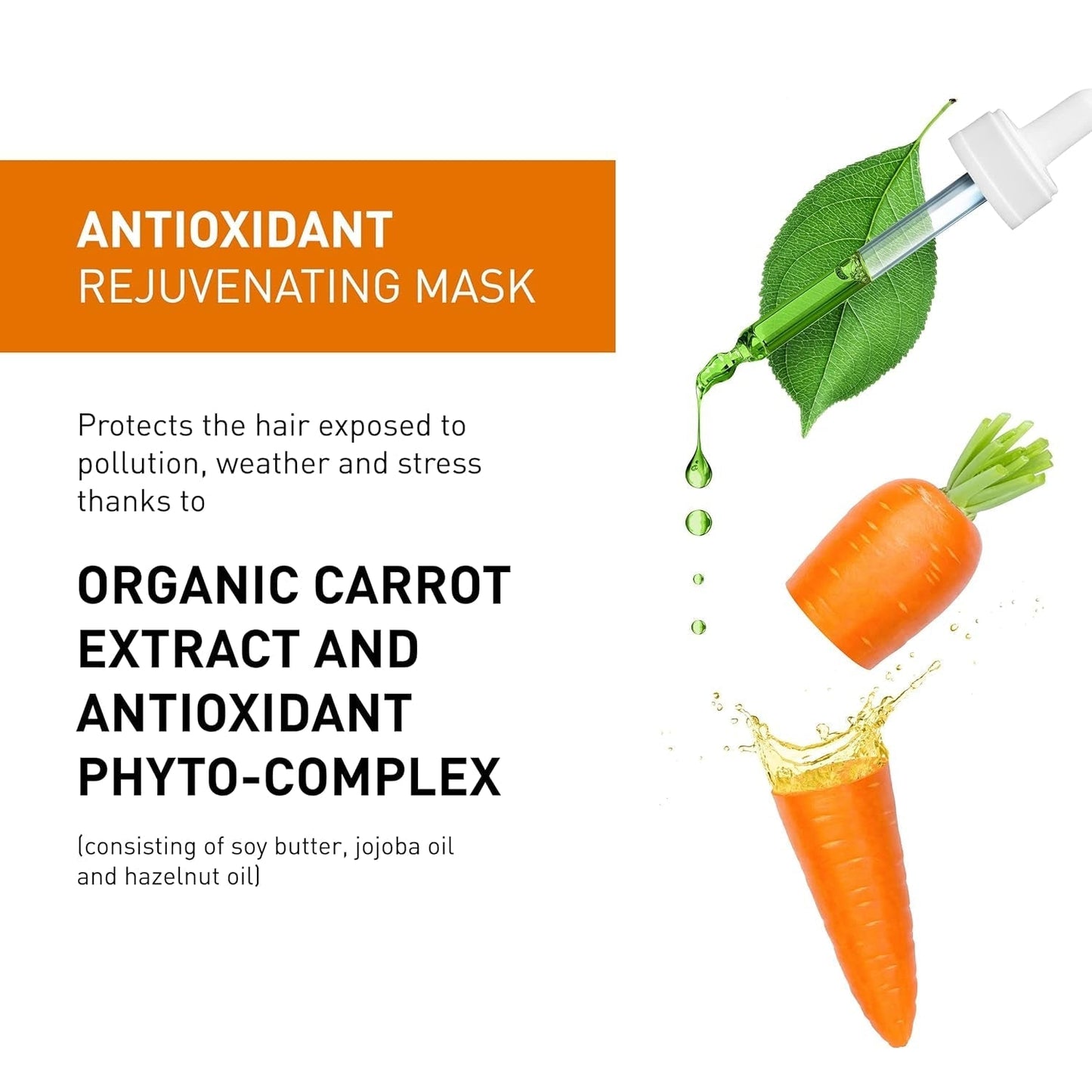 Foryngende antioxidant maske - 250 ml Naty Shop hårmaske