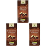 Økologisk chokolade fyldt med cappuccino, 100g