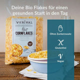 Verival Cornflakes usødet, pakke 6 x 250 gram Cereale Naty Shop