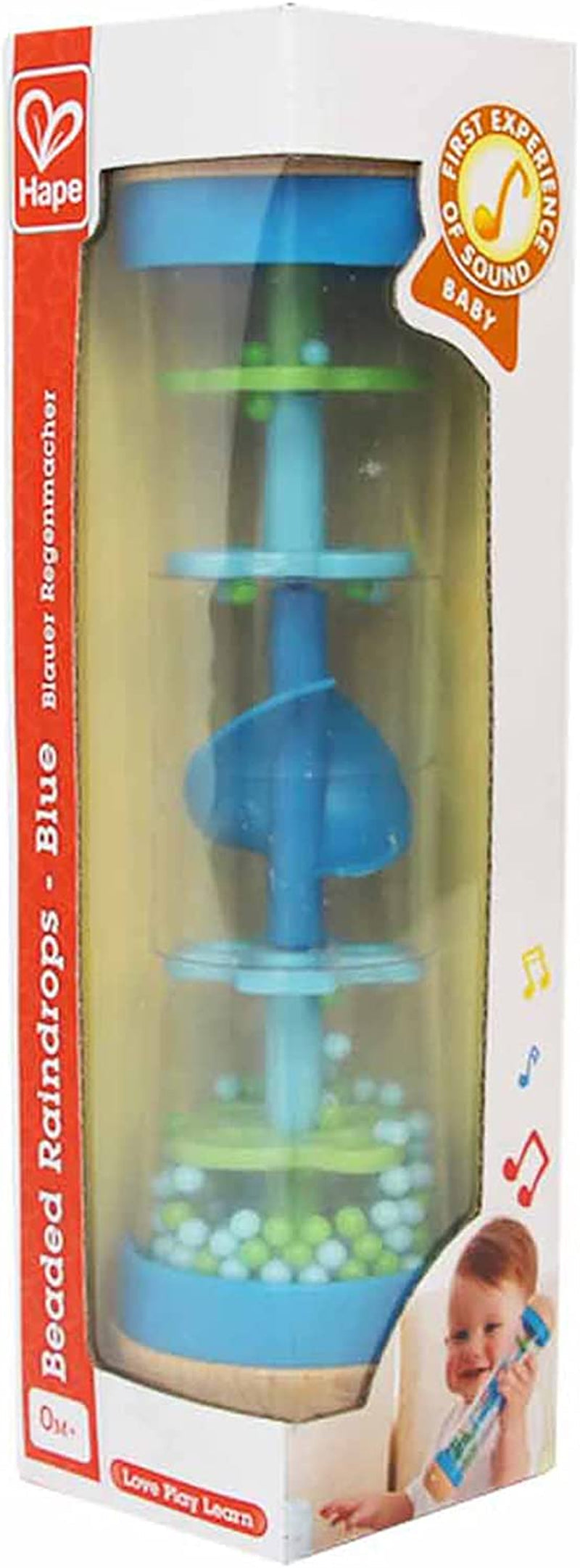 Hape regnmager | mini musiklegetøj med træklokker, blå Toys Bebe Naty Shop