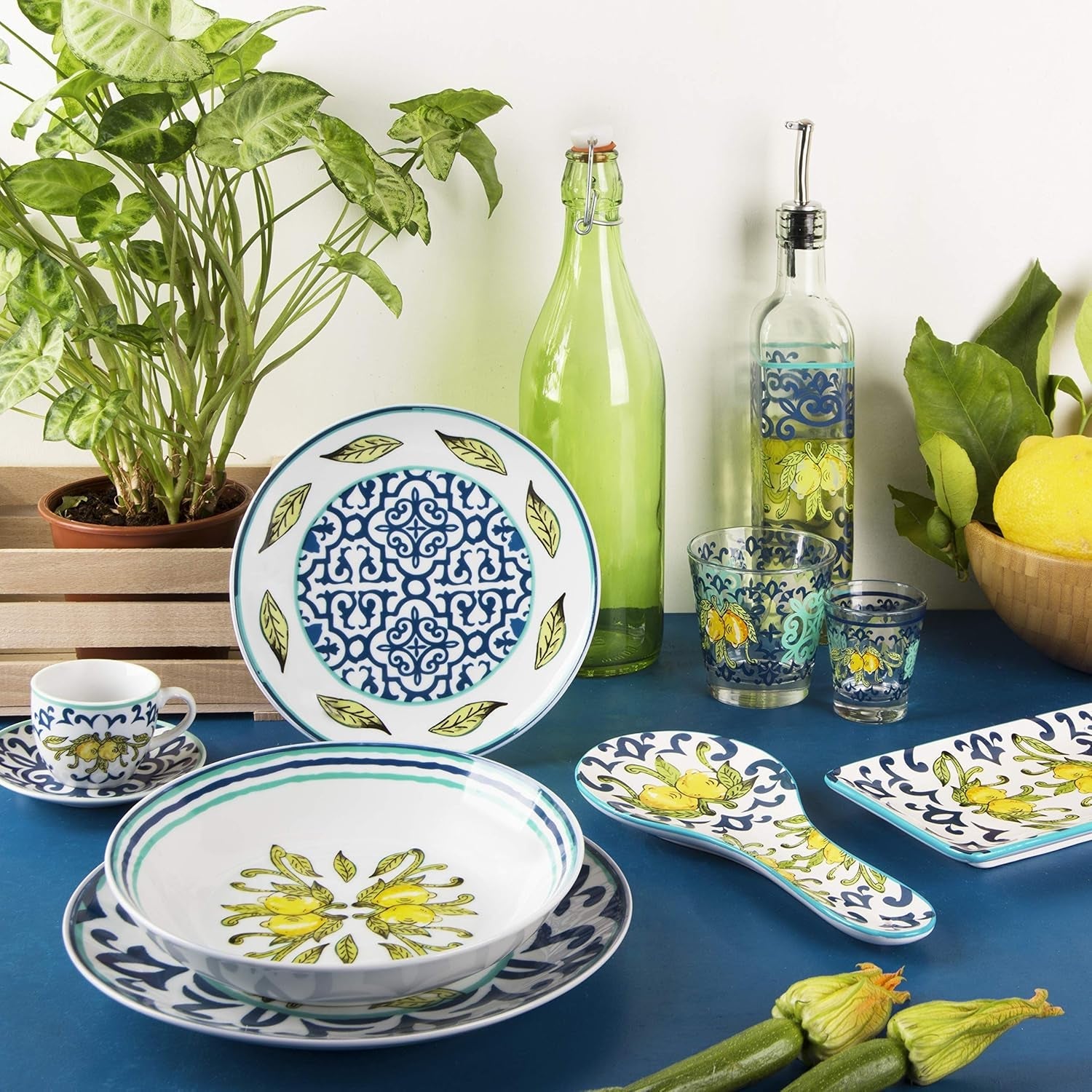 Excelsa Amalfi servicesæt, 18 dele, porcelæn