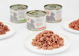 MjAMjAM - Premium våd kattefoder - Blandet pakke I - Kylling, oksekød, hjerter 6-pak (6 x 200 g), kornfri med ekstra kød