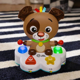 Baby Einstein, Drum & Learn Dean Musical Learning Toy - Multisensorisk babylegetøj, 2 legetilstande, farver, former og instrumenter, 50+ lyde, fra 6 måneder Babylegetøj Naty Shop
