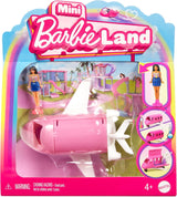 Mini BarbieLand Barbie-dukke- og legetøjssæt, 1,5" dukke og ikonisk farveskiftende overraskelseslegetøjskøretøj, HYF40