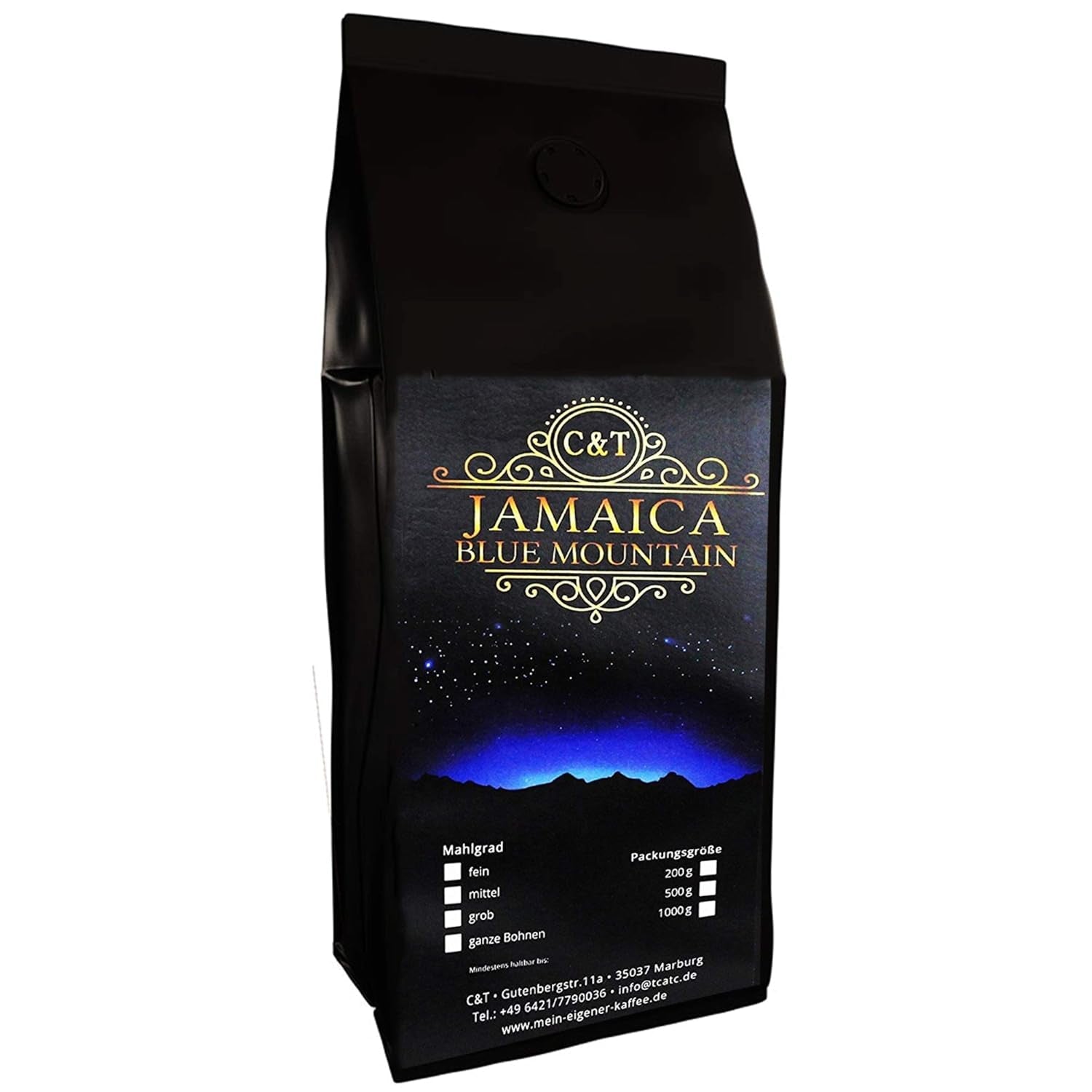 JAMAICA BLUE MOUNTAIN AA Wallenford Estate kaffe (hele bønner, 200 g)