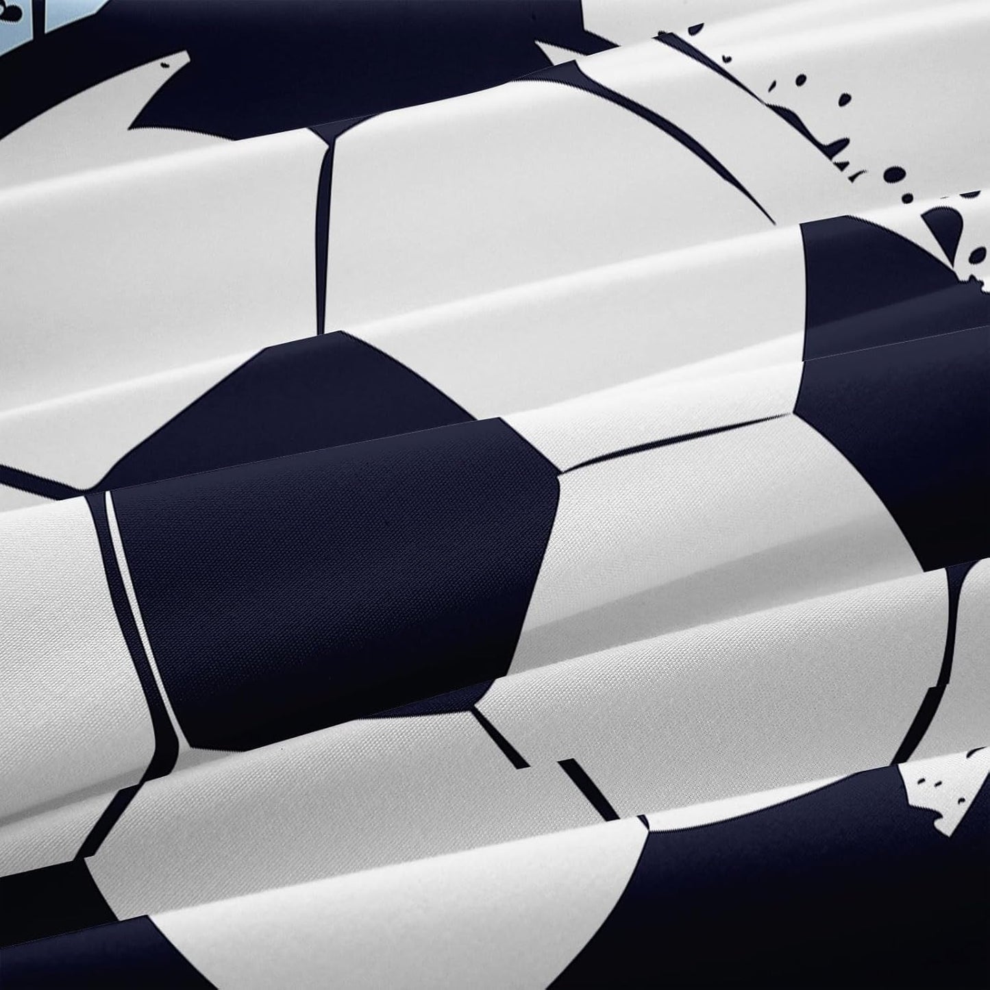 Sengetøj til drenge, fodbold, mikrofiber polyester Sengetøj - børn Naty Shop