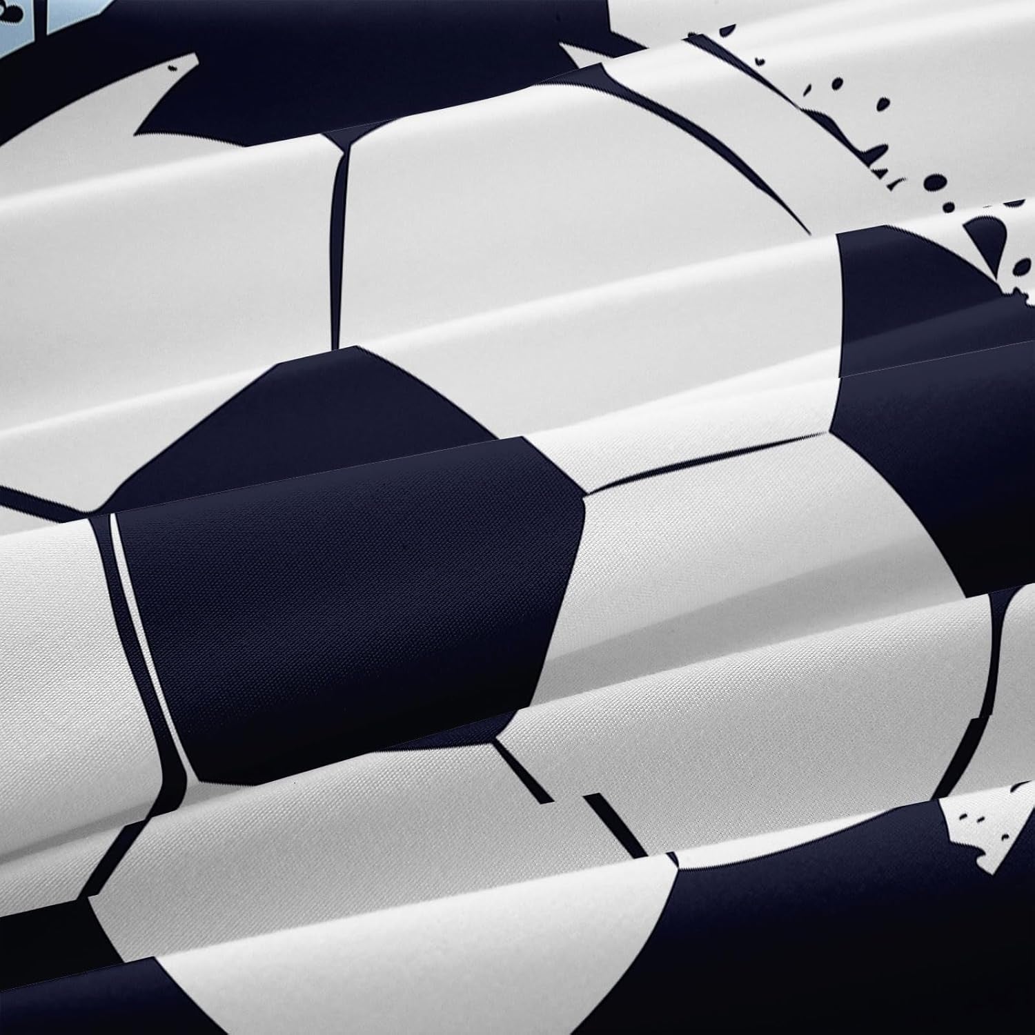 Sengetøj til drenge, fodbold, mikrofiber polyester Sengetøj - børn Naty Shop