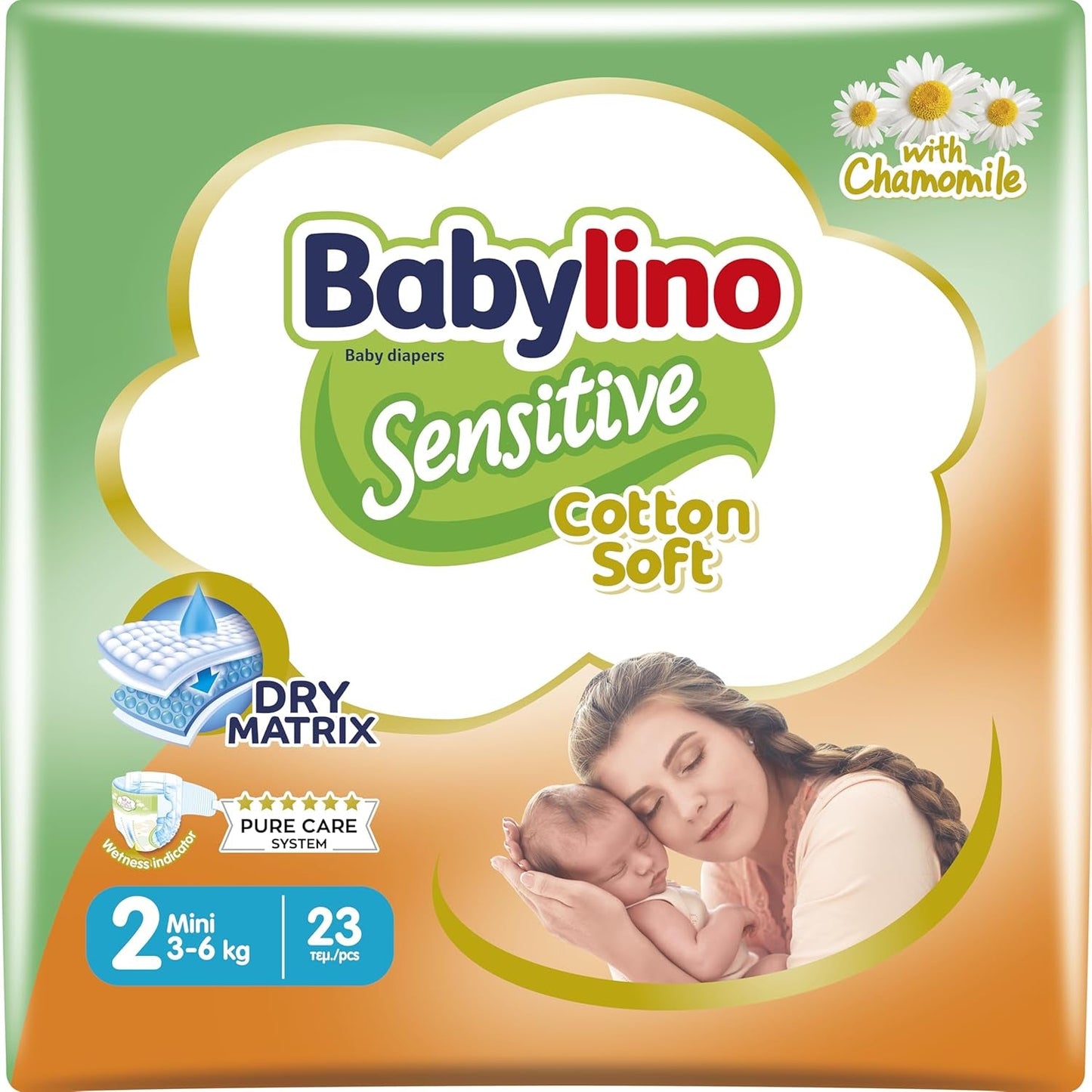 Følsomme babybleer, str. 1, nyfødt (2-5 kg), 26 stk