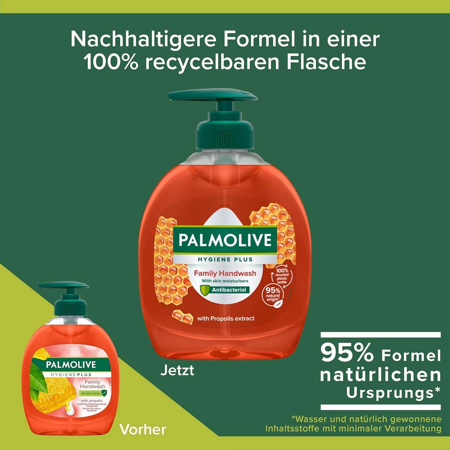 Palmolive, flydende sæbe til delikat håndrensning, sæt 6 x 300 ml Brusebad og bad Naty Shop