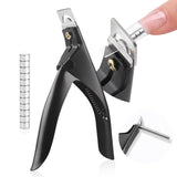 Saviland negle manicure cutter med 15 magneter, gel negle negle trimmer manicure negle cutter til kunstige negle Gel negle Akryl negle kunstige negle (rød rød)