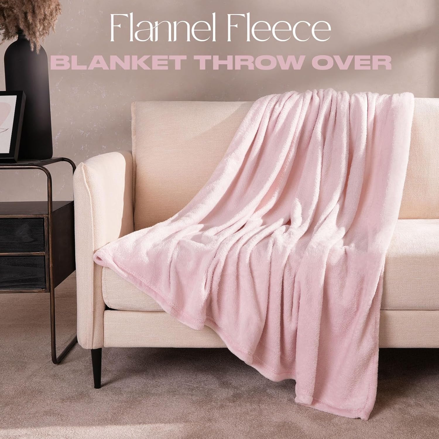 Brentfords flanneltæppe, ekstra blødt, stort, blødt, varmt, sengetæppe i soveværelset, enkeltseng, sofa, sofa, rødmerød - 120 x 150 cm senge og tæpper Beuche den Brentfords-Store