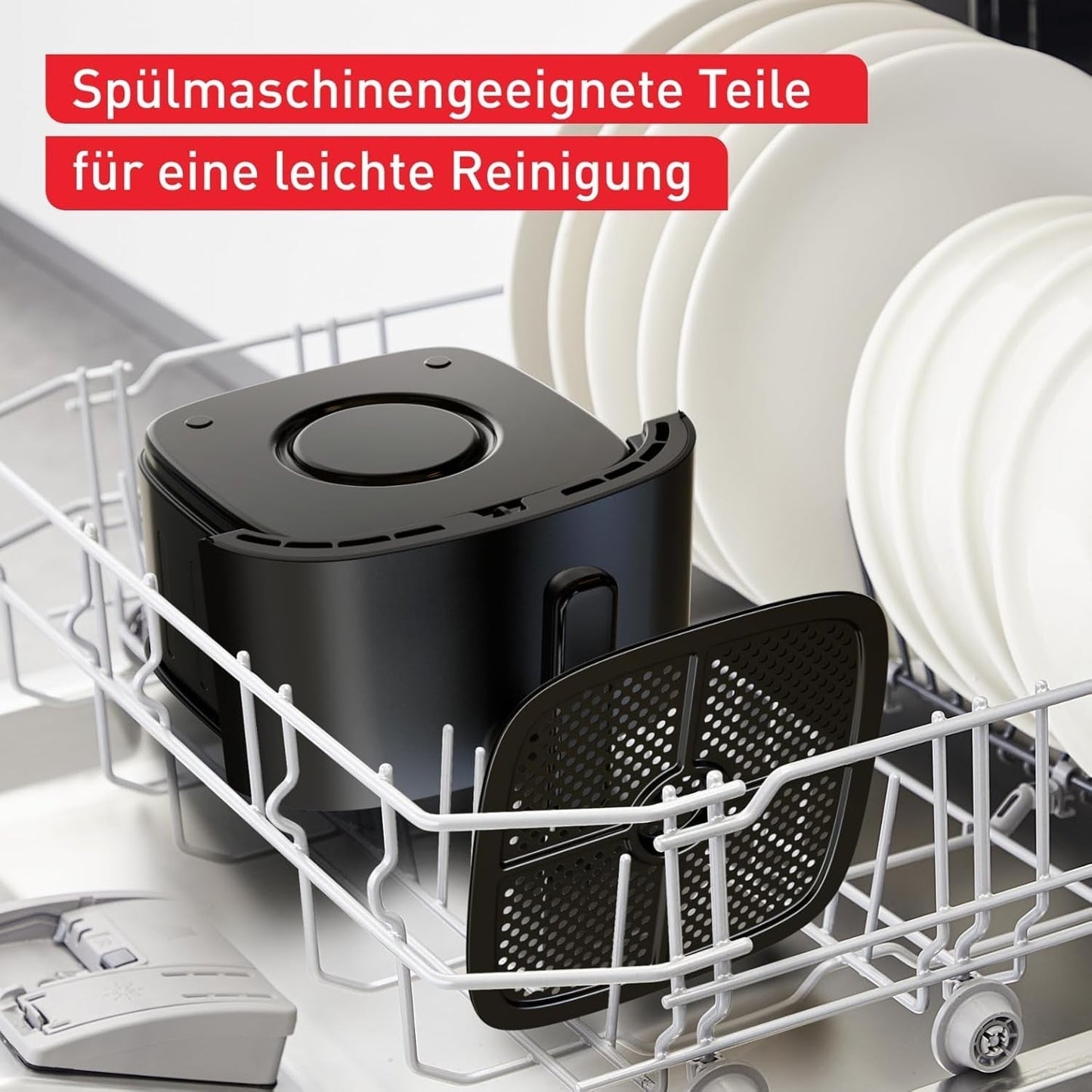 Tefal Easy Fry Max EY2458, 5 liter, Hot Air Fryer, 10 automatiske tilberedningsprogrammer, digital touchskærm Hvidevarer Naty Shop
