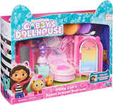 Gabby's Dollhouse Deluxe-værelse, katteværelse, møbler og 2 overraskelsesæsker med tematilbehør, velegnet til 3 år og opefter