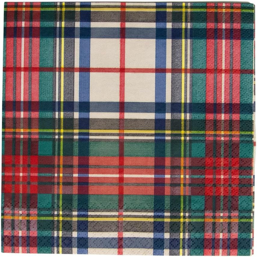 Kjole Stewart Tartan Cocktail Papirservietter 20 pr. pakke