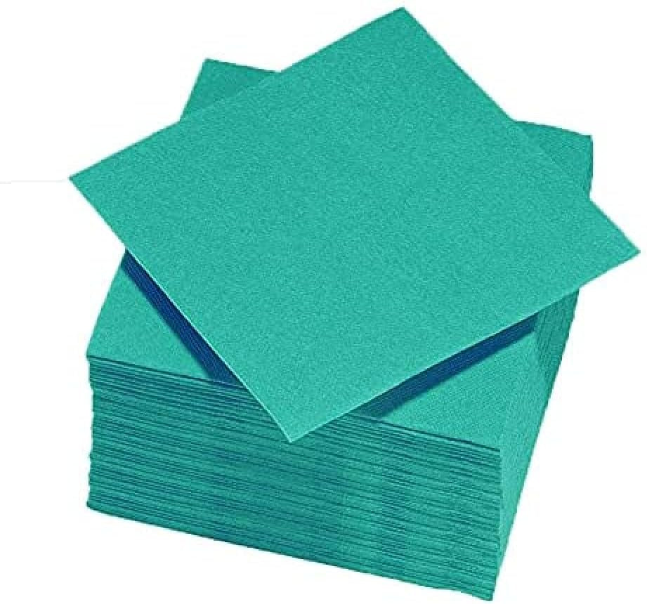 - Tex Touch papirservietter - Pink farve - Fsc® certificerede servietter - Genanvendelige og biologisk nedbrydelige - Pakke med 50 lyserøde servietter størrelse 24 X 24 Cm