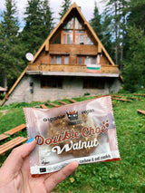 Dobbelt nøddechokolade - vegansk, glutenfri, sojafri, organiske cashew- og havrekager - 12 x 50 g multipakke (pakke med 2)