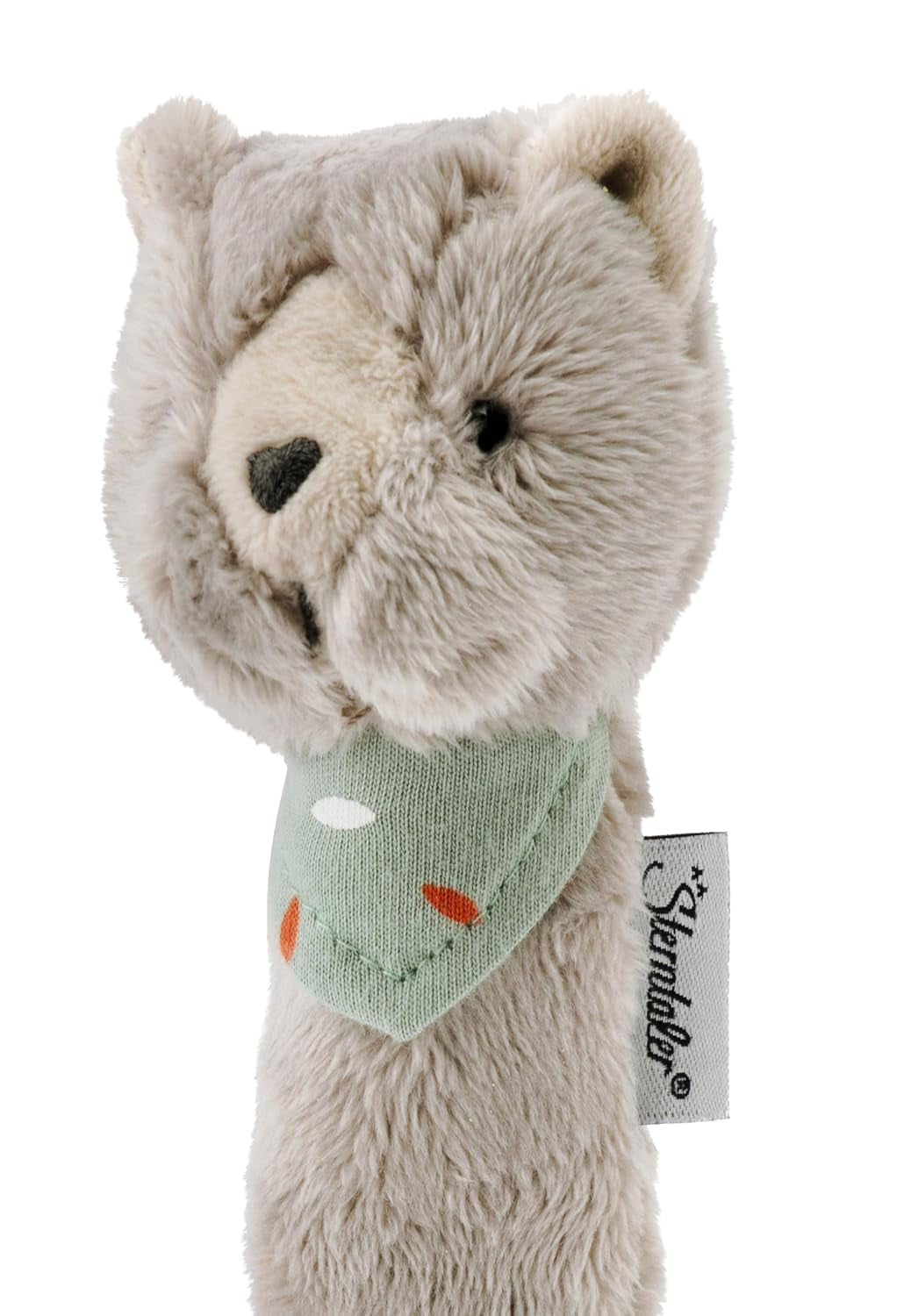 Sterntaler baby squeaker kat Lilly - Blødt fleece baby legetøj - Gribe legetøj til babyer - Første forsøg på at gribe og lege, grå Bebe Toys Naty Shop